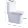 Bồn Cầu 1 Khối TTCERA BC016