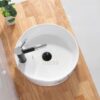 Chậu Lavabo Đặt Bàn Tròn Hoa Văn Nai Rừng TTCERA LB22