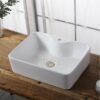 Chậu lavabo đặt bàn vuông TTCERA LB12