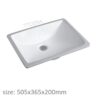 Chậu Lavabo Sứ Âm Bàn Đá TTCERA LB58