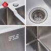 Chậu Rửa Chén Hai Hố Lệch INOX 304 TTCERA CR904 – 8245