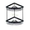 Kệ Góc Treo Tường Đồng Mạ Màu Đen PVD TTCERA RGT07