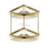 Kệ Góc Treo Tường Đồng Mạ Màu Vàng PVD TTCERA RGT06