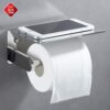 Móc Treo Giấy Vệ Sinh Có Khay Inox Bóng TTCERA LG02