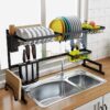 Kệ Úp Chén Đa Năng Inox Sơn Tĩnh Điện Trên Bồn Rửa TTCERA KC01