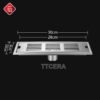Phiễu Thoát Sàn Chống Hôi INOX 304 Mờ TTCERA PT03