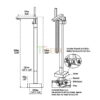Sen Cây Đồng Thau Đặt Sàn Bồn Tắm Nằm TTCERA SBT01