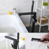 Sen Cây Màu Đen Đặt Sàn Bồn Tắm Nằm TTCERA SBT02