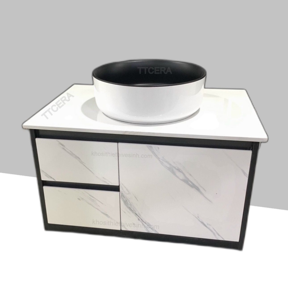 Tủ Lavabo Nhựa PVC Đặc TTCERA TLVB31