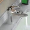 Vòi Lavabo Mạ Crom Tay Khuyết 2 Tấc Nóng Lạnh LB207