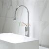 Vòi Lavabo Nóng Lạnh Đồng Thau Mạ Crom Cao 30cm TTCERA LB228