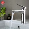 Vòi Lavabo Nóng Lạnh Inox 304 Bóng Gương TTCERA LB233