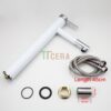 Vòi Lavabo Nóng Lạnh Sơn Tĩnh Điện Trắng Cao 30cm TTCERA LB201