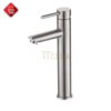 Vòi Lavabo Tròn Nóng Lạnh Inox 304 Cao 30cm TTCERA LB218