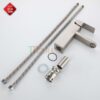 Vòi Lavabo Vuông Nóng Lạnh Inox TTCERA LB220