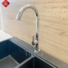 Vòi Rửa Chén Lạnh INOX 304 Bóng Xoay Ổ Bi TTCERA CL510