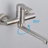 Vòi Rửa Chén Nóng Lạnh Âm Tường INOX 304 TTCERA CNL418
