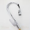 Vòi Rửa Chén Nóng Lạnh Rút Dây Đồng Thau Mạ Crome TTCERA CNL512