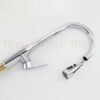 Vòi Rửa Chén Nóng Lạnh Rút Dây Đồng Thau Mạ Crome TTCERA CNL512