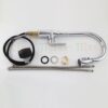 Vòi Rửa Chén Nóng Lạnh Rút Dây Đồng Thau Mạ Crome TTCERA CNL512