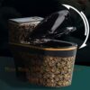 Bồn Cầu 1 Khối Hoa Văn Mạ Vàng Cổ Điển TTCERA BC028