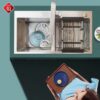 Chậu Rửa Chén INOX 304 Dày 3mm Holer HLCR704-8245D