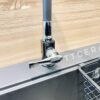 Vòi Rửa Chén Lạnh Thân Mềm Màu Đen TTCERA CL512
