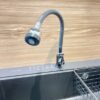Vòi Rửa Chén Lạnh Thân Mềm Màu Đen TTCERA CL512