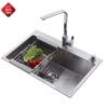 Chậu Rửa Chén 1 Hộc Inox 304 Dày 3mm Holer HLCR708-6045