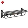 Giàn Vắt Khăn Đa Năng inox 304 Sơn Tĩnh Điện Đen TTCERA MKT1008