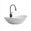 Chậu Lavabo Oval Trắng Đặt Bàn TTCERA LB69