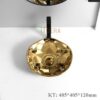Chậu Lavabo Tròn Vàng Đặt Bàn TTCERA LB70