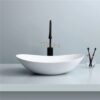 Chậu Lavabo Oval Trắng Đặt Bàn TTCERA LB69