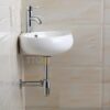 Chậu Lavabo Góc Treo TườngTTCERA LB85