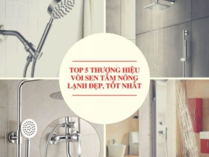 Top 5 Thương Hiệu Vòi Sen Tắm Nóng Lạnh Đẹp, Tốt Nhất