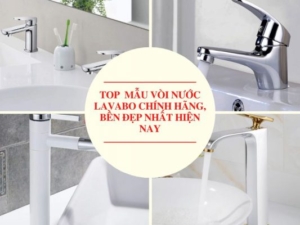 Top 7 Mẫu Vòi Nước Lavabo Chính Hãng, Bền Đẹp Nhất Hiện Nay