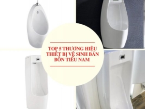 Top 5 Thương Hiệu Thiết Bị Vệ Sinh Bán Bồn Tiểu Nam (Bồn tiểu đứng)