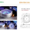 Bồn Tắm Góc Massage TTCERA BTMS07