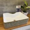 Chậu Lavabo Vuông Vàng TTCERA LB100