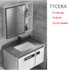 Tủ Lavabo Nhôm Cao Cấp TTCERA TLVB55