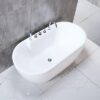 Bồn Tắm Nằm Ovan Có Bộ Sen Vòi Trên Bồn TTCERA BTSV02
