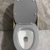 Bồn Cầu Trứng 1 Khối Màu Xám Holer HLBC204