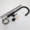 Vòi Rửa Chén Rút Dây Đồng Sơn Tĩnh Điện Màu Đen Holer CHL803