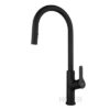 Vòi Rửa Chén Rút Dây Đồng Sơn Tĩnh Điện Màu Đen Holer CHL803