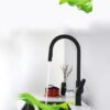 Vòi Rửa Chén Rút Dây Đồng Sơn Tĩnh Điện Màu Đen Holer CHL803