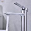 Vòi Lavabo Nóng Lạnh INOX 304 Bóng Holer HL-LB616