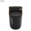 Bồn Cầu Trứng 1 Khối Màu Đen Holer HLBC203