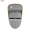Bồn Cầu Trứng 1 Khối Màu Xám Holer HLBC204