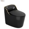 Bồn Cầu Trứng 1 Khối Màu Đen Holer HLBC203