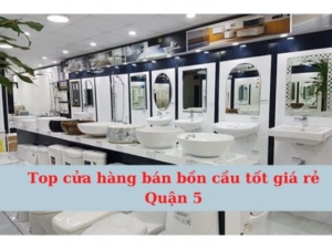 Top cửa hàng bán bồn cầu Quận 5 tốt giá rẻ